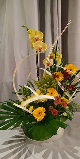 Bouquet de fleurs pour une commémoration