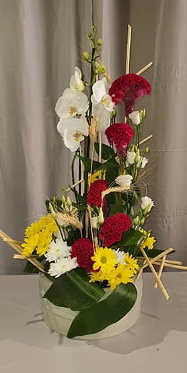Bouquet de fleurs de l'optimisme pour une commémoration