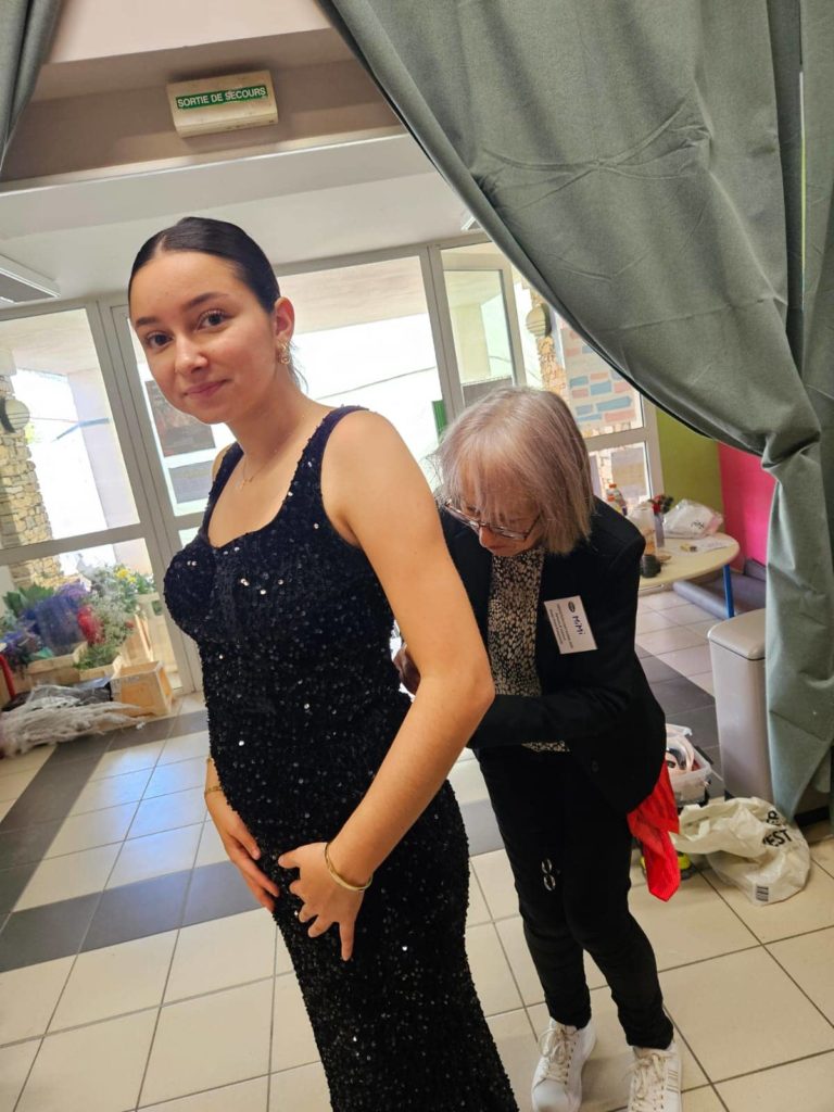 Show floral haute-couture